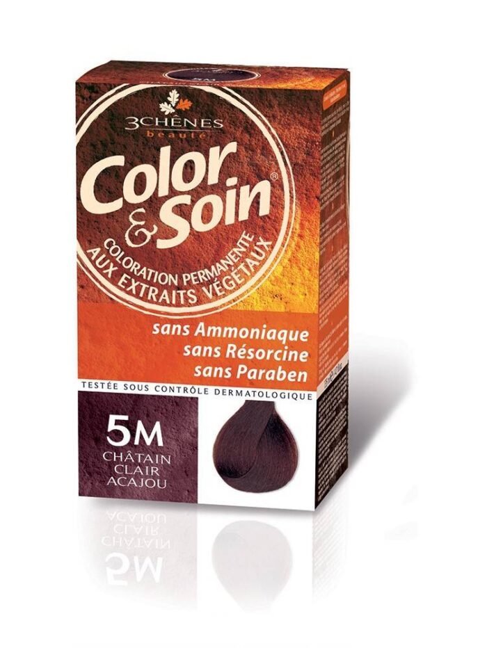 COLORATION CHATAIN CLAIR ACAJOU 5M