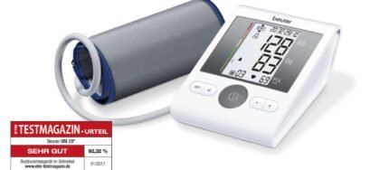 TENSIOMETRE au niveau du bras BEURER BM 28 avec chargeur