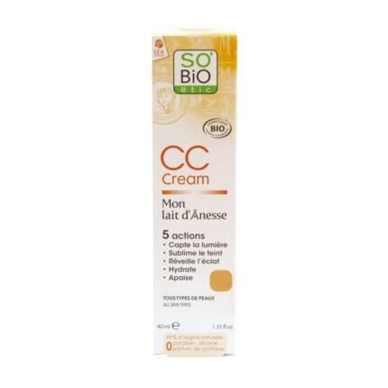 MON LAIT D'ÂNESSE SO BIO CC crème 5 ACTIONS - TEINT UNIVERSEL
